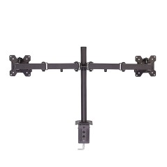 Lindy Dual Display Bracket W Pole - Dual Monitor Stand - 40658